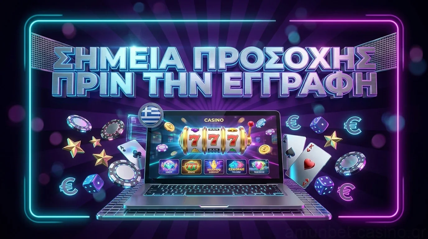 Σημεία Προσοχής πριν την Εγγραφή